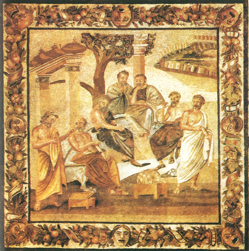 Академия Платона. Римская мозаика